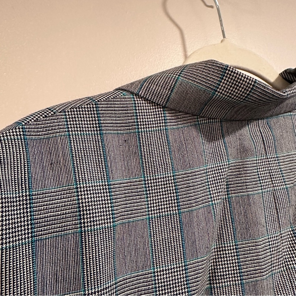 Pendleton Women's Gray Plaid Two Button Blazer 16… - image 9